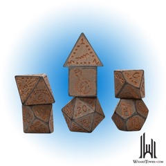 SIRIUS DICE ILLUSORY STONE GRANITE 7-DIE SET